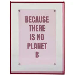 Present Time Fotorahmen , Lila , Kunststoff , quadratisch , 14x19 cm , Magnete , Bilder & Rahmen, Bilderrahmen, Bilderrahmen & Fotorahmen