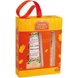 Panier des Sens Fleur d'Oranger Coffret Trio = Handcreme 75ml + EdT Roll-on 10ml, Savon parfume 150g - 2 Artikel im Set