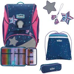 Scout Alpha Schulranzen-Set 4-teilig DIN Pretty Star