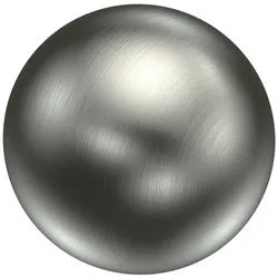ENDSTÜCKE FÜR GARDINENSTANGEN 20 mm Ø, Luino Edelstahl-Optik, Packung 2 Stück