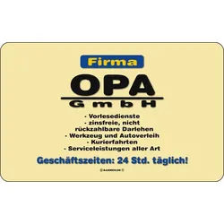 Frühstücksbrett Firma Opa GmbH 24 Std täglich - Frühstücksbrettchen - Resopal Brettch