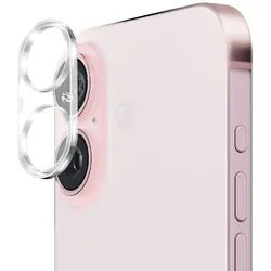 4x 9H Panzerglas für iPhone 16 3D KLAR Kameraglas echtes Tempered 9H Glass Panzerfolie Schutzglas Schutzfolie Screen-Protector