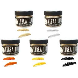 Libra Lures Kunstköder LIBRA LURES - CHEESE - Starterset Larve 1 - 5 er Set - Forellenköder, (Libra Lures Starterset Larve 1, 5-St. 5 Dosen), Intensives Käsearoma für hohe Lockwirkung bunt
