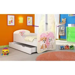 Baidani Kinderbett Luna, inkl. Matratze, Schublade und Lattenrost 180 cm