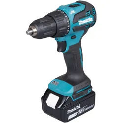 Makita Akku-Schlagbohrschrauber 18V / 3,0 Ah, 2 Akkus + L