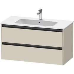 Duravit Ketho.2 Waschtischunterbau wandhängend Taupe Supermatt 1010x480x550 mm - K25264083830000 K25264083830000