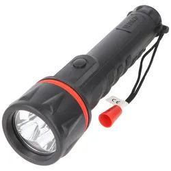 Velamp LED Gummi-Taschenlampe, 3 LEDs, wasserdicht, mit Handschlaufe, inklusive Batterien