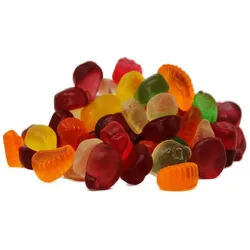 Fruchtgummi Bären & Co. Süßigkeit, Fruchtgummi Früchtecocktail in Form von Obst zuckerfrei 1000g