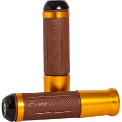 Circuit Equipment SILVERSTONE Gummigriffe, braun-gold für Männer