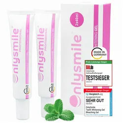 OnlySmile Zahnbleaching-Gel Zahnaufhellung Gel - Testsieger - Teeth Whitening Gel für Weiße Zähne, Zahnaufhellung, Bleaching Gel, Aufhellen, Weiße Zähne