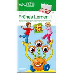 Schulbuch miniLÜK Kindergarten/Vorschule Frühes Lernen 1 Michael Junga weiß