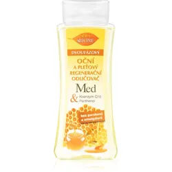 Bione Cosmetics Honey + Q10 2-Phasen Abschminkwasser für Gesicht und Augen 255 ml