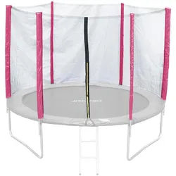 Jawinio Sicherheitsnetz Trampolin 305 cm Pink , Kunststoff , 305x305 cm , Freizeit & Co, Gartenspielzeug