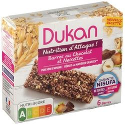 Dukan® Nussriegel mit Schokolade