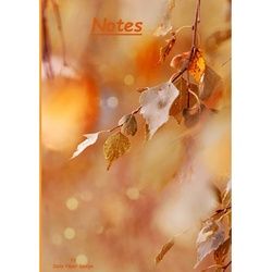 Notizbuch A5 Dotted [Autumn - Herbst] Softcover Von Daily Paper Design | 80 Seiten | Als Tagebuch, Bullet Journal, Notizheft | Fsc-Zertifiziert & Aus