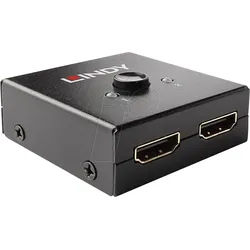 LINDY 38336 - HDMI Switch, 2 Port, 4K 60 Hz