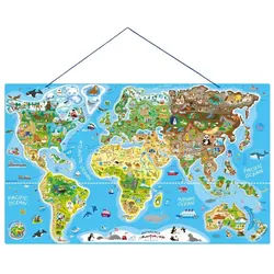 WrapUp Toys Spiel Welt in Bildern, 2 in 1, Spielen und Lernen