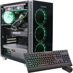 GAMEMAX Gaming-PC "Draco XD 7809 AMD Ryzen 7 7700X 16GB DDR5 1TB SSD RTX 5060Ti", schwarz, Microsoft Windows 11 Home (64 Bit), 16 GB RAM 1.000 GB SSD, Desktop-PCs, DDR5 RAM, Windows 11