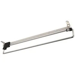 SO-TECH® Garderobenhalter Kleiderbügelauszug ausziehbar (2 St), Länge 350 mm, 2 Stück silberfarben 35 cm