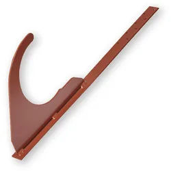 Universal-Rundholzhalter, gerade, lang, 29cm, mit Schraub-Montage, rot
