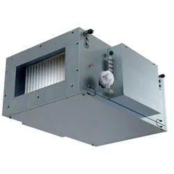 S32. elektrische Heizung 27kW. 600x300mm BL Zuluftgerät Blaubox EC ME 3000-27 L ...