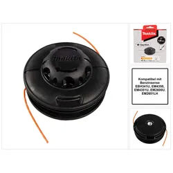 Makita Akku-Rasentrimmer 2-Fadenkopf Tap&Go Ø 130 mm 2,4 mm (191D93-3) für Benzinsense EBH34