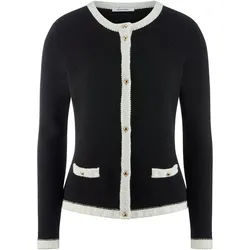 Strickjacke Peter Hahn schwarz