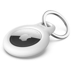 Secure Holder with Keyring - White