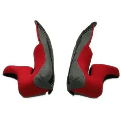 X-Lite X-403 GT/Ultra Carbon Wangenpolster, schwarz-rot, Größe XL