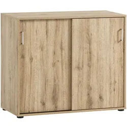 Möbelpartner Schiebetürenschrank »Niels« wildeiche Dekor, 100x83.6x41 cm