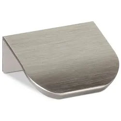 SO-TECH® Möbelgriff Griffleiste BLANKETT TOMMY Längen 40 - 350 mm (1-St), Länge 40 mm Edelstahloptik gebürstet inkl. Schrauben silberfarben 1.8 cm x 4 cm