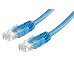 VALUE Patchkabel Cat.6 (Class E) UTP, blau, 2 m