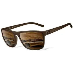 LuxusKollektion Pilotenbrille Sonnenbrille Polarisiert Herren Damen Pilot HD l2braun