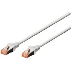 Digitus Digitus DK-1644-150 RJ45 Patchkabel CAT 6 S/FTP 15.00 m Grau Halogenfr Netzkabel, (1500.00 cm) grau