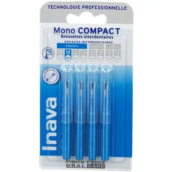 Inava-Mono-COMPACT-Interdentalbürsten ISO 1 Größe 0,8 mm