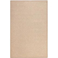 Esprit Handwebteppich , Beige , Textil , meliert , rechteckig , 70x140 cm , Textiles Vertrauen - Oeko-Tex®, Oeko-Tex® Standard 100 , für Fußbodenheizung geeignet, beidseitig verwendbar, für Hausstauballergiker geeignet, pflegeleicht, strapazierfähig, leicht zusammenrollbar , Teppiche Und Böden, Teppiche, Webteppiche