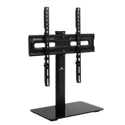 Maclean TV-Ständer MC-132 35-55'' 35 kg verstellbarer TV-Ständer mit Halterung, (bis 55 Zoll, Drehung 20 Grad, für RTV-Schrank, Standfuß) schwarz