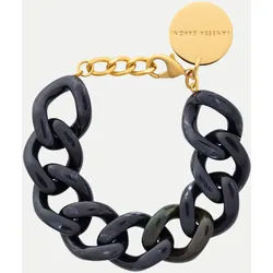 Armband Flat-Chain Schwarz
