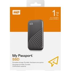 Western digital SSD 1TB, USB 3.2, Typ C, Mini My Passport, (R) 1050MB/s, Retail