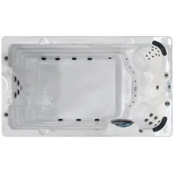 Sanotechnik Whirlpool , Grauweiß , Kunststoff , 228x131x400 cm , Freizeit & Co, Wellness & Gesundheit, Whirlpools
