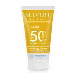 Selvert Thermal Sonnenschutzcreme Sonnenschutzcreme Anti-Age, Gesicht, LSF 50, Getönt, nicht fettig,vegan,tierversuchsfrei,mikroplastikfrei,umweltfreundlich