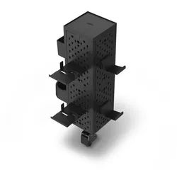 uRage Wandhalterung Gaming-Organizer, Wandmontage, Schwarz, (17-tlg) schwarz