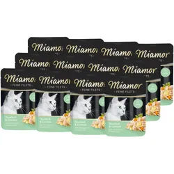 Miamor Feine Filets - Katzennassfutter Thunfischfilets mit Gemüse 12x100g