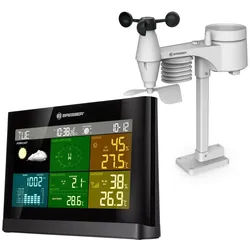 BRESSER 5-in-1 Comfort Wetter Center Wetterstation schwarz