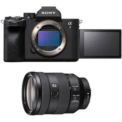 Alpha ILCE-7 IV+SEL FE 4,0/24-105mm G OSS schwarz, Kamerakit