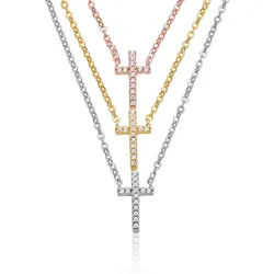 Karisma Schmuck Collierkettchen 3-Reihige Silber 925 Kette 925 3-Farben Gelbgold Roségold, Silber rhodiniert