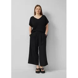 QS 7/8-Hose Hose Culotte aus Leinemix schwarz 50