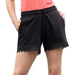 Shorty mit Häkelspitze