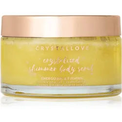 Crystallove Clear Quartz Shimmer Body Scrub Körperpeeling 200 g
