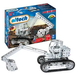 Eitech eitech Bagger 00087 Metallbaukasten, (Lernspielzeug, 170 St., Bausatz), Konstruktionsspielzeug, Made in Germany